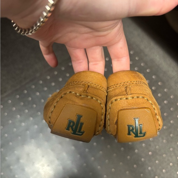 Brown suede driving shoes - Picture 4 of 5